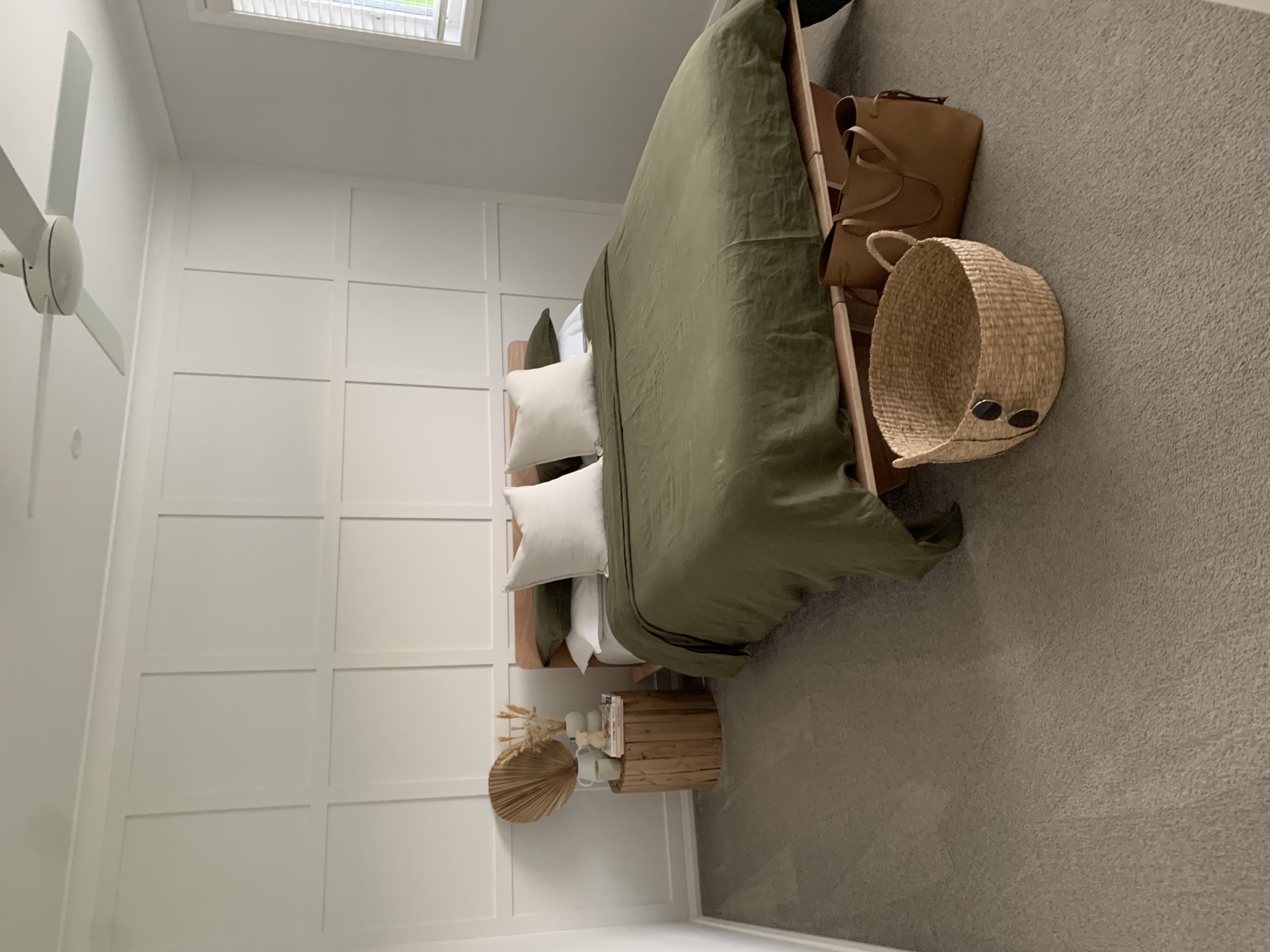 Custom bedroom feature wall